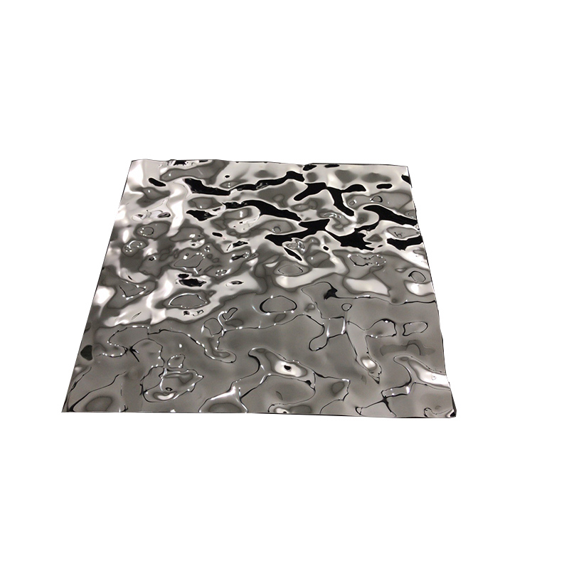  3D Wall Panels Decorative Polished Ss Sheet Surface Color Water Ripple Stainless Steel Decorative Sheet